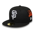 Boné New Era 59FIFTY San Francisco Giants MLB Masculino PRETO