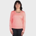 Camiseta Olympikus Essential Manga Longa Feminina ROSA