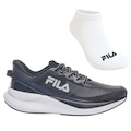Tênis Masculino Fila Striker + 1 Par de Meia PRETO/AZUL
