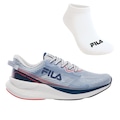 Tênis Masculino Fila Striker + 1 Par de Meia CINZA/AZUL ESC