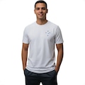 Camiseta Cruzeiro  Surf Center Clássica Ontem Hoje e Sempre Masculina BRANCO