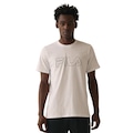 Camiseta Fila Regular Letter Outline Masculino BRANCO