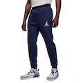 Calça Nike Jordan Jumpman Fleece Masculina AZUL ESC/BRANCO