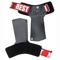 Hand Grip No Rest Base com Botão Unissex PRETO/VERMELHO