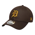 Boné New Era 940 Mc Detroit Tigers Patch Masculino MARROM