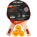 Kit de Tênis de Mesa Poker Effect II PRETO