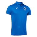 Camisa Polo do Cruzeiro Joma Hobby Masculina AZUL CLA/BRANCO
