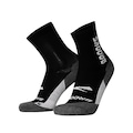 Meia Brooks Ghost Crew Unissex PRETO/CINZA