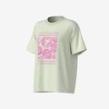 Camiseta Fila Oversized Letter Graphic Feminina VERDE
