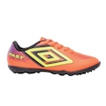 Chuteira Society Adulto Umbro Fast II LARANJA/PRETO