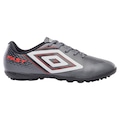 Chuteira Society Adulto Umbro Fast II CINZA/BRANCO