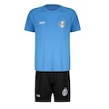 Kit Uniforme de Futebol Grêmio Basic II Betel Infantil AZUL/PRETO