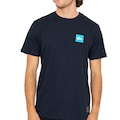 Camiseta Quiksilver Emb Square Masculina AZUL ESCURO