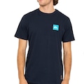 Camiseta Quiksilver Emb Square PS Masculina AZUL ESCURO