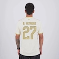 Camisa do Flamengo III 2025 27 B. Henrique adidas Masculina BRANCO