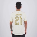 Camisa do Flamengo III 2025 21 Jorginho adidas Masculina BRANCO