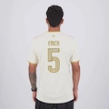 Camisa do Flamengo III 2025 5 Erick adidas Masculina BRANCO