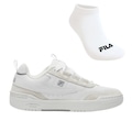 Tênis Masculino Fila X2K + 1 Par de Meia BRANCO/BEGE