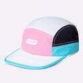 Boné HUPI Run Supreme Unissex BRANCO/ROSA