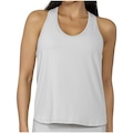 Camiseta Regata Run More Decote V Feminina CINZA