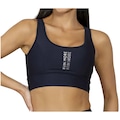 Top Média Sustentação Run More Feminino PRETO