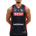 Regata Larulp Sesi Franca Basquete Jogador Preto - Masculino PRETO