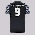Camisa do Corinthians Lines 9 Yuri Alberto Infantil PRETO