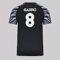 Camisa Corinthians Lines 8 Garro Infantil PRETO