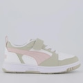 Tênis Infantil Puma Rebound V6 LO BRANCO