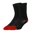 Meia Ciclismo Corrida Esportiva MTB Speed Cano Médio Oggi PRETO/VERMELHO