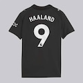 Camisa Manchester City II 2026 9 Haaland Puma Infantil PRETO