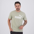 Camiseta Puma ESS No. 1 Logo Masculina VERDE