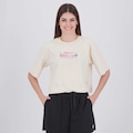 Camiseta Cropped New Balance Reimagined Feminino BRANCO