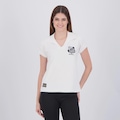 Camisa Santos Retrô 1963 Bi Mundial Feminina BRANCO