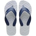 Chinelo Havaianas Track Waves Masculino CINZA/AZUL