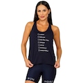 Camiseta Regata Run More Checklist Digital Power Pace Feminina PRETO