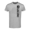 CAMISETA ADIDAS COMMUNITY VERTICAL  CS MASCULINO ADULTO CINZA