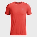 CAMISETA UNDER ARMOUR VANISH SEAMLESS MASCULINO VERMELHO/CINZA