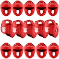 Kit com 15 Capacetes Muay Thai Boxe Adulto Gorilla VERMELHO
