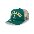 Boné New Era 9Forty A-Frame Snapback Oakland Athletics MLB Masculino VERDE