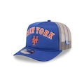 Boné New Era 9Forty A-Frame Snapback New York Mets MLB Masculino AZUL