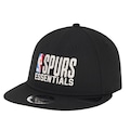 Boné New Era 9Fifty Retro Crown San Antonio Spurs NBA Masculino PRETO