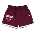 Short New Era Chicago Bulls NBA Unissex VINHO