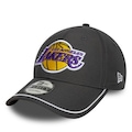 Boné New Era  9Forty Los Angeles Lakers NBA Unissex CINZA