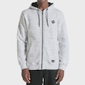Blusão de Moletom Canguru Hurley Snow Masculino BRANCO