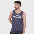 Camiseta Regata Under Armour Tech 2.0 Sign Tank Masculina AZUL ESCURO