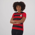 Camiseta Braziline Flamengo Shout Feminina VERMELHO