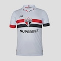 Camisa do São Paulo I 24/25 New Balance Torcedor Masculina BRANCO