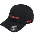 Boné Quiksilver Emb Type Down Word Unissex PRETO
