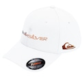 Boné Quiksilver Emb Type Down Word Unissex BRANCO